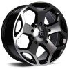 Janta aliaj Carbonado Giant 8.0x18 5x160 ET50 BFP - Black Front Polished