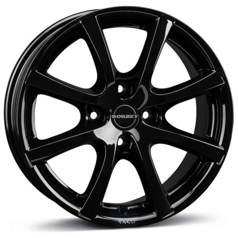 Janta aliaj Borbet LV4 5.5x15 4x100 ET40 BG - Black Glossy