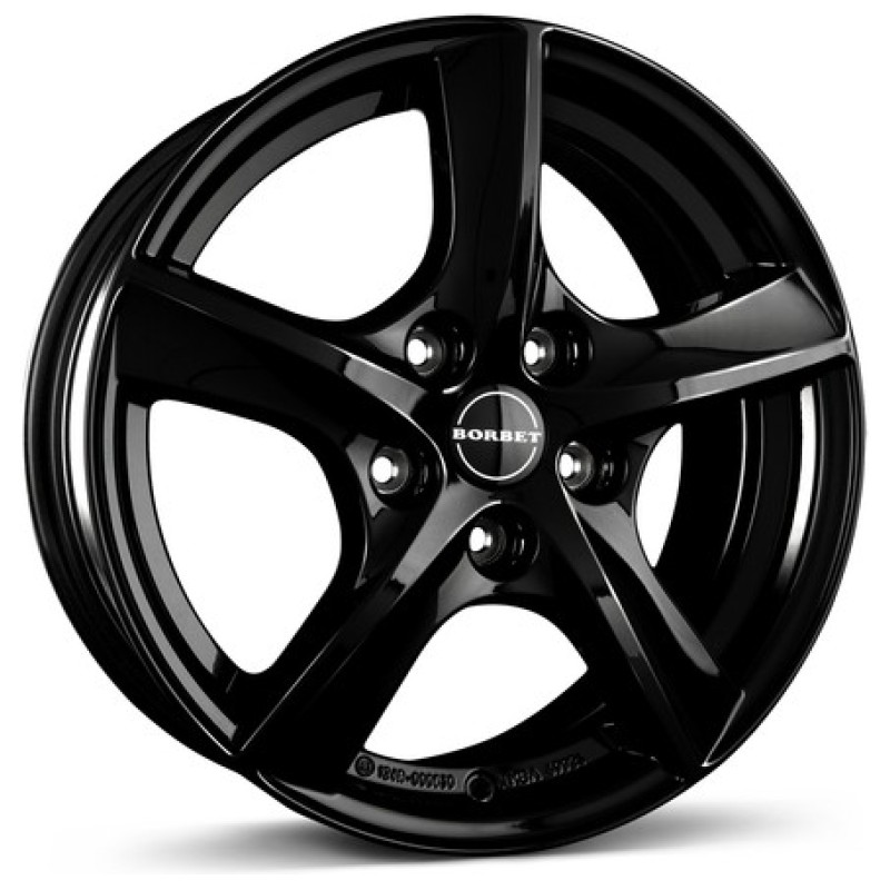 Janta aliaj Borbet TL 5.5x15 5x112 ET46 BG - Black Glossy