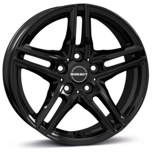 Janta aliaj Borbet XR 7.5x17 5x112 ET45 BG - Black Glossy