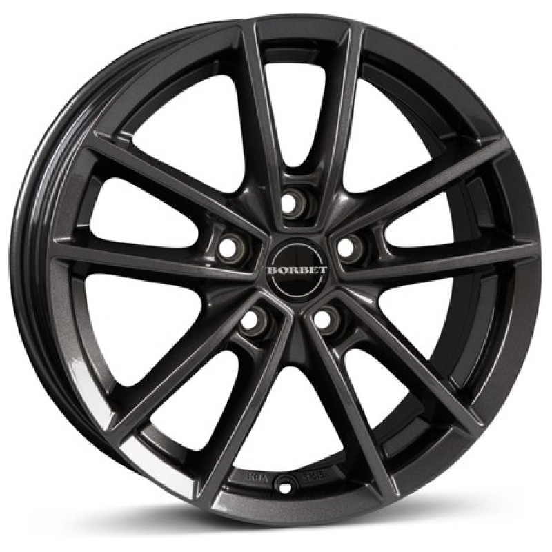 Janta aliaj Borbet W 7.0x17 5x108 ET50 MAG - mistral anthracite glossy