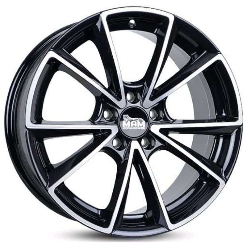 Janta aliaj MAM Leichtmetallräder A5 8.0x19 5x112 ET30 BFP - Black Front Polish