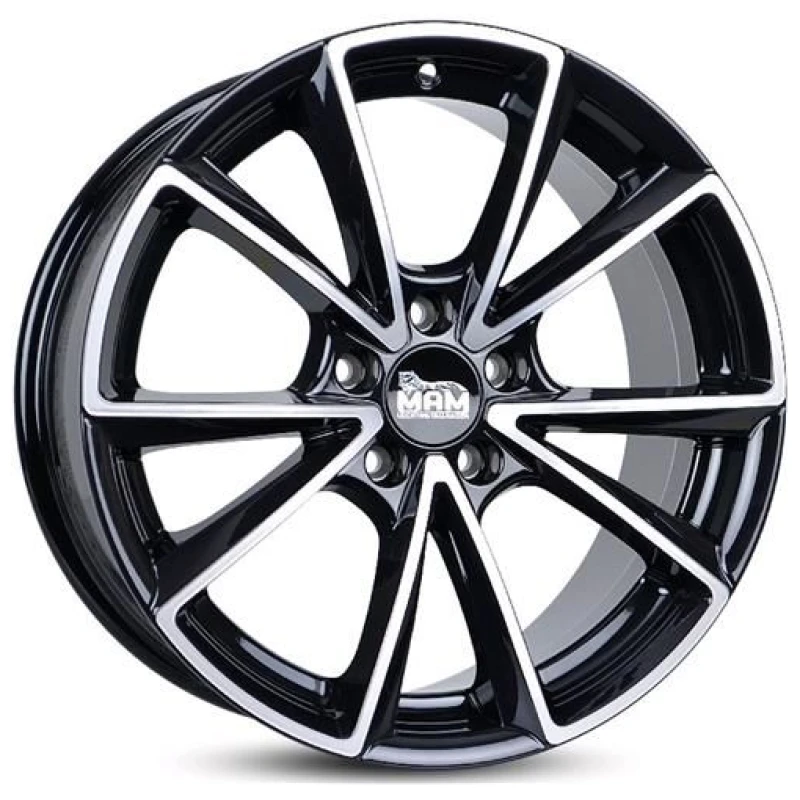 Janta aliaj MAM Leichtmetallräder A5 8.0x19 5x112 ET30 BFP - Black Front Polish