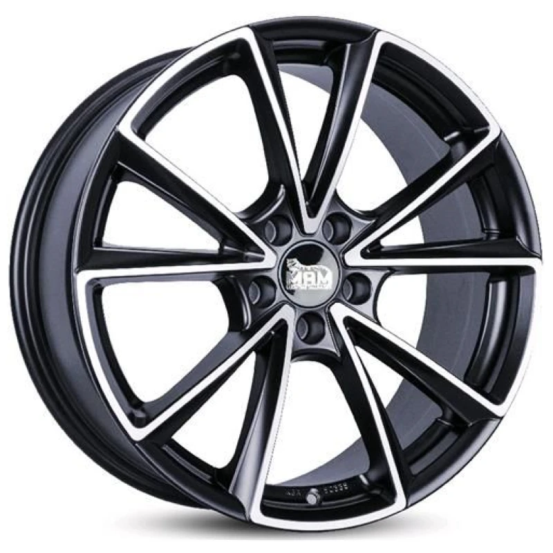 Janta aliaj MAM Leichtmetallräder A5 8.0x19 5x112 ET30 MBFP - Matt Black Front Polished