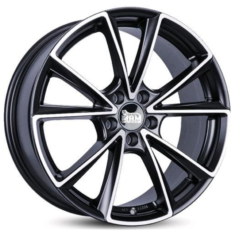 Janta aliaj MAM Leichtmetallräder A5 8.0x19 5x112 ET45 MBFP - Matt Black Front Polished