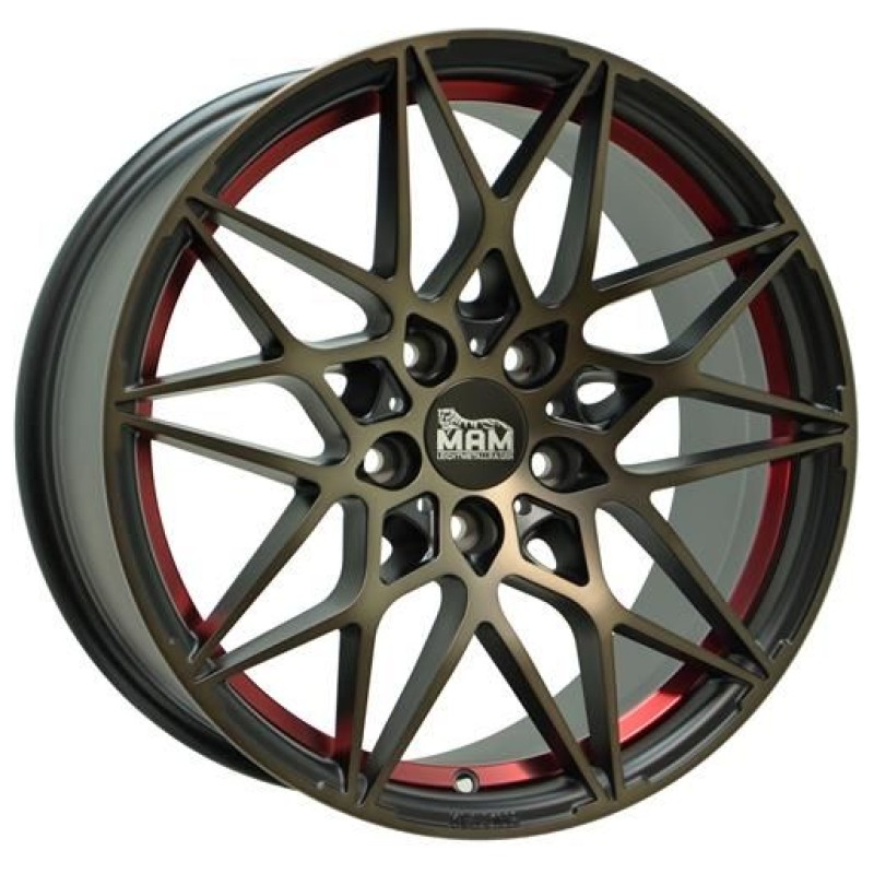 Janta aliaj MAM Leichtmetallräder B2 8.5x19 5x120 ET35 BRI - BLACK RED INSIDE