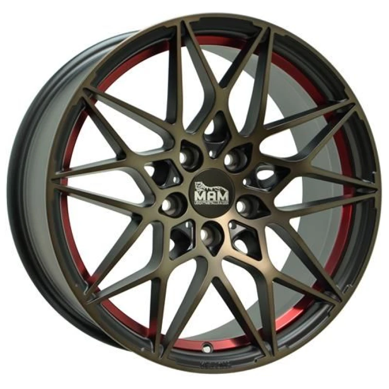 Janta aliaj MAM Leichtmetallräder B2 8.5x19 5x120 ET35 BRI - BLACK RED INSIDE