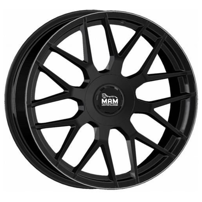 Janta aliaj MAM Leichtmetallräder GT1 8.5x19 5x100 ET30 MBLP - Matt Black Lip Polish