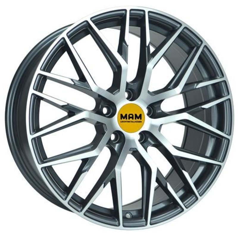 Janta aliaj MAM Leichtmetallräder RS4 8.5x19 5x112 ET30 PFP - Palladium front polish
