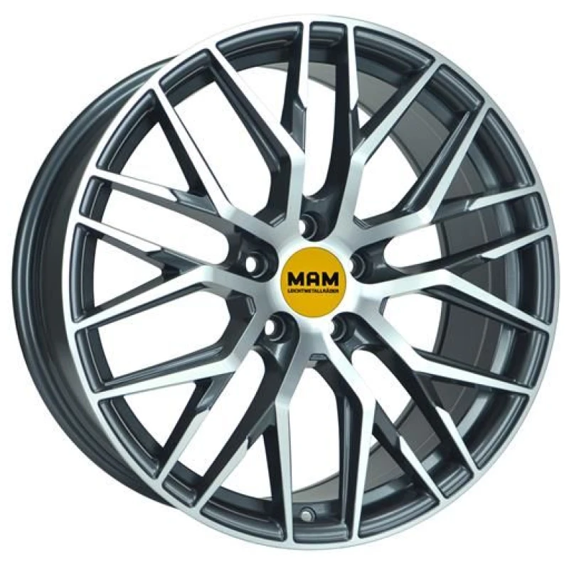 Janta aliaj MAM Leichtmetallräder RS4 8.5x19 5x112 ET30 PFP - Palladium front polish