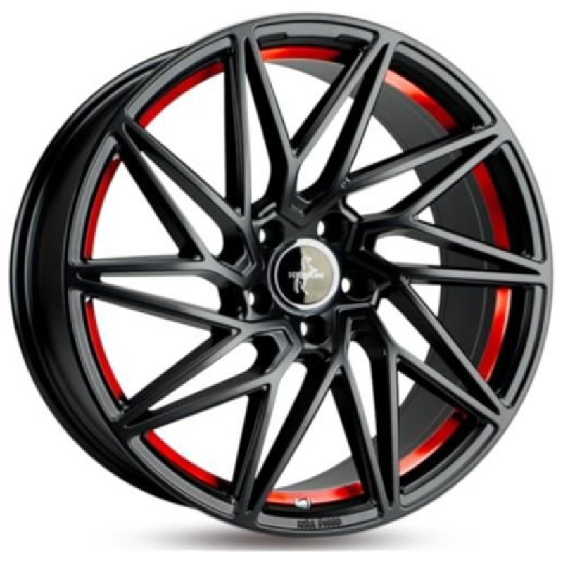 Janta aliaj Keskin Tuning KT20 8.5x20 5x112 ET30 BPRI - Black Painted Red Inside