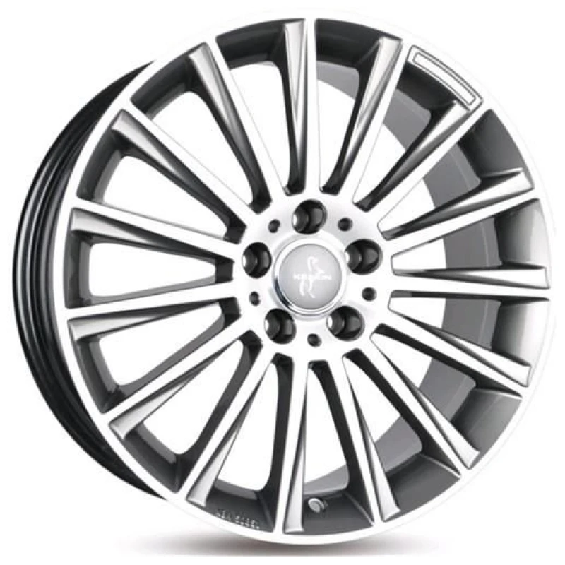 Janta aliaj Keskin Tuning KT18 8.5x20 5x120 ET30 PFP - Palladium front polish