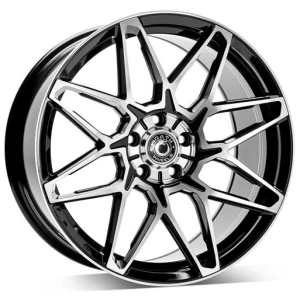 Janta aliaj Wrath Wheels WF-6 9.0x18 5x112 ET42 BP - Black polished