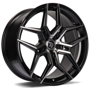 Janta aliaj seventy9 SV-B 9.0x18 5x120 ET40 BFP - Black Front Polished