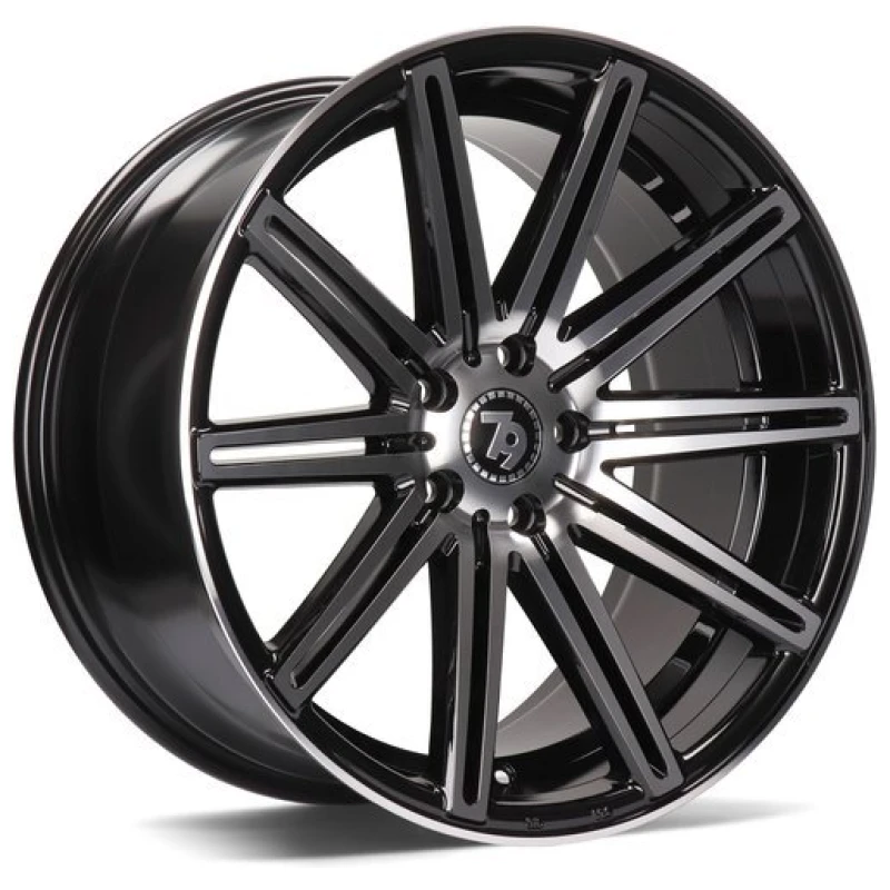 Janta aliaj seventy9 SV-M 8.0x18 5x112 ET35 BFP - Black Front Polished
