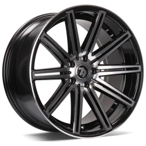Janta aliaj seventy9 SV-M 9.5x19 5x112 ET38 BFP - Black Front Polished