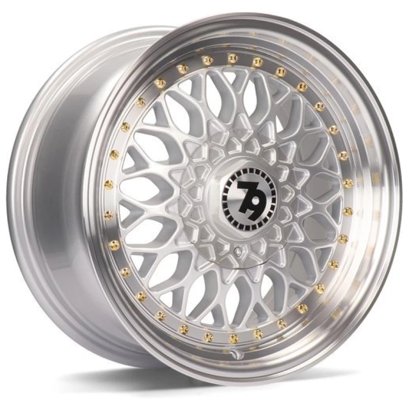 Janta aliaj seventy9 SV-E 7.5x17 5x112 ET35 SLP - Silver Lip Polished