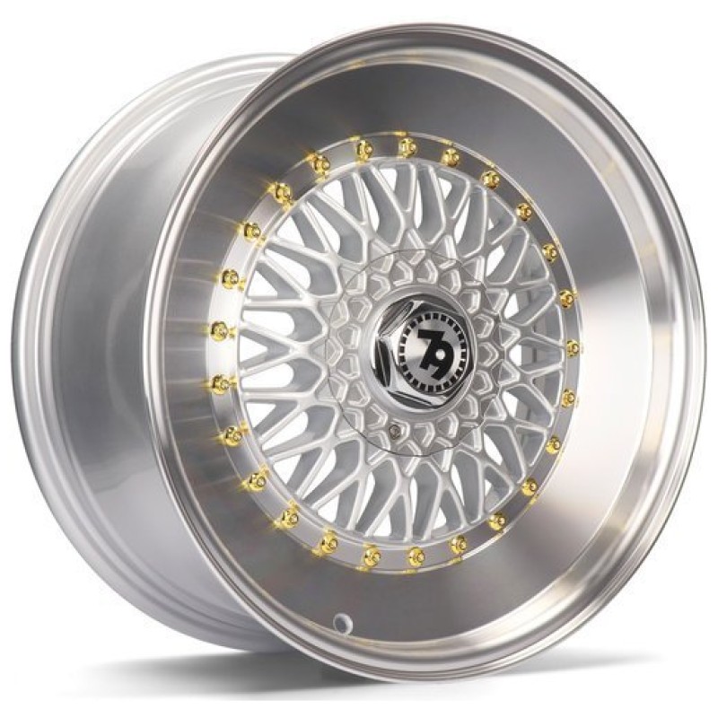 Janta aliaj seventy9 SV-F 7.0x16 4x100 ET35 SFP - Silver Front Polished