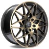 Janta aliaj Carbonado Crazy 9.5x19 5x120 ET40 BGGF - Black Glossy Gold Front