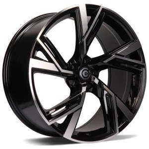 Janta aliaj Carbonado Rich 9.0x20 5x112 ET30 BFP - Black Front Polished