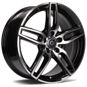 Janta aliaj Carbonado Way 8.0x19 5x112 ET45 BFP - Black Front Polished