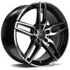 Janta aliaj Carbonado Way 9.0x19 5x112 ET45 BFP - Black Front Polished