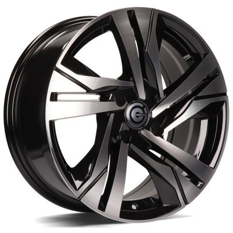 Janta aliaj Carbonado Lens 7.0x16 4x108 ET25 BFP - Black Front Polished