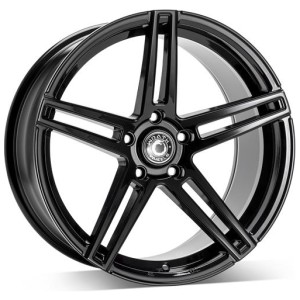 Janta aliaj Wrath Wheels WF-1 9.5x19 5x112 ET40 BLK - Black Glossy