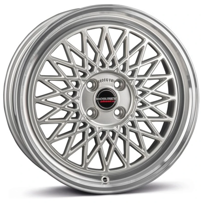 Janta aliaj Borbet B 7.0x17 4x108 ET20 SRP - Silver Rim Polished