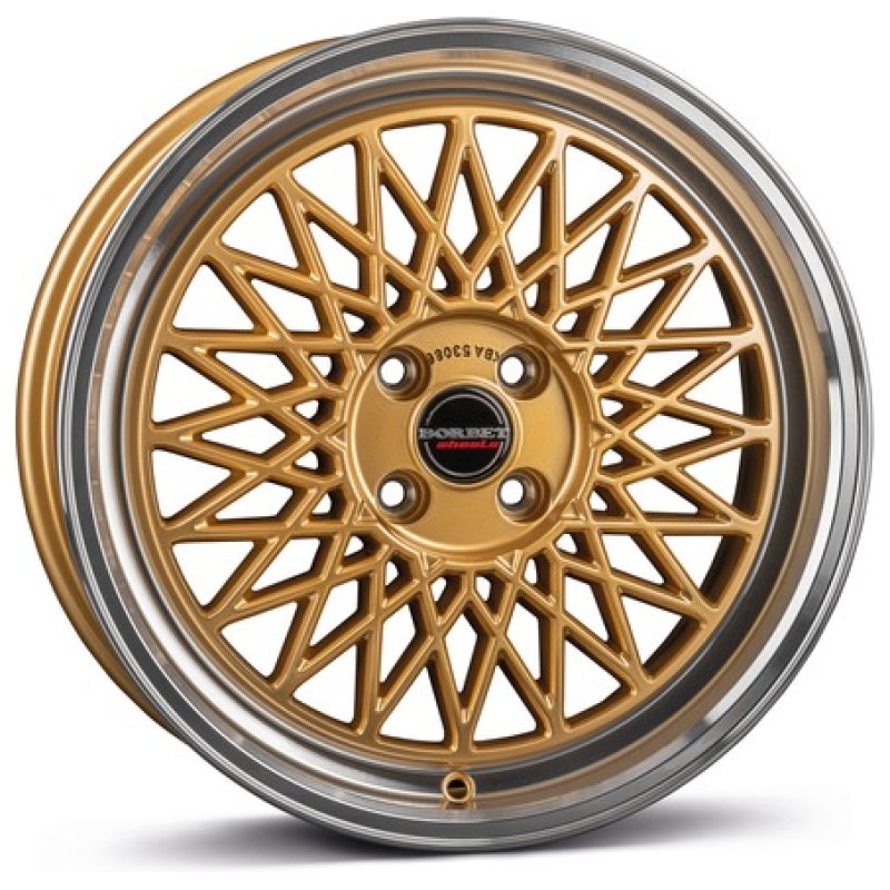 Janta aliaj Borbet B 7.0x17 4x100 ET30 GRP - Gold Rim Polished