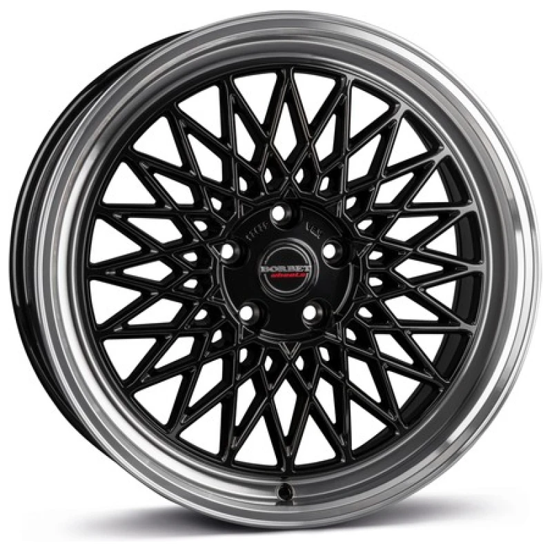 Janta aliaj Borbet B 8.0x17 5x112 ET30 BRP - black rim polished