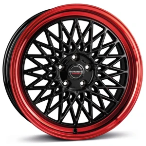 Janta aliaj Borbet B 8.0x17 5x112 ET35 BRR - Black Rim Red