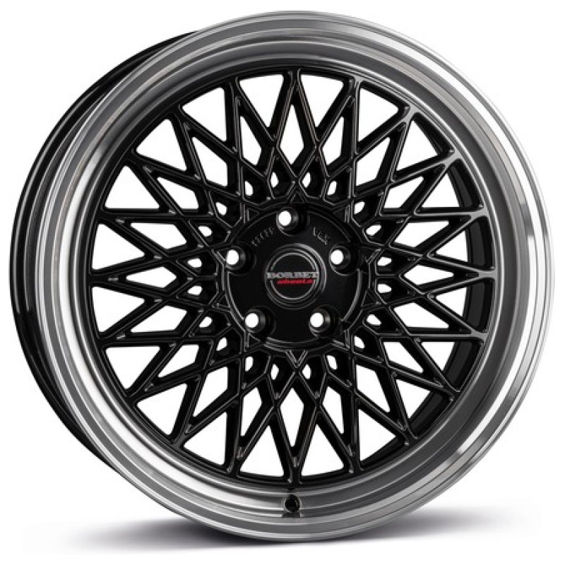 Janta aliaj Borbet B 8.5x19 5x112 ET25 BRP - black rim polished