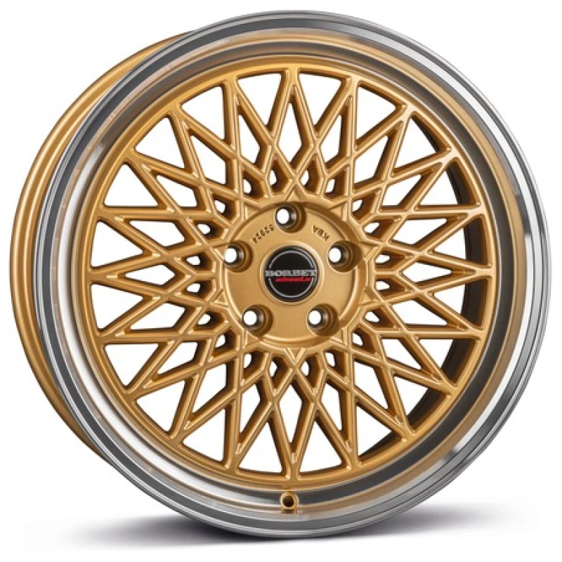 Janta aliaj Borbet B 8.5x19 5x112 ET45 GRP - Gold Rim Polished