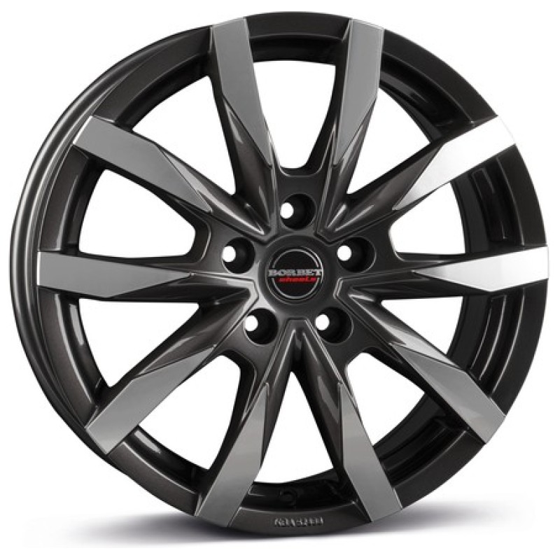 Janta aliaj Borbet CW5 7.5x18 5x130 ET37 MAGP - Mistral anthracite glossy polished