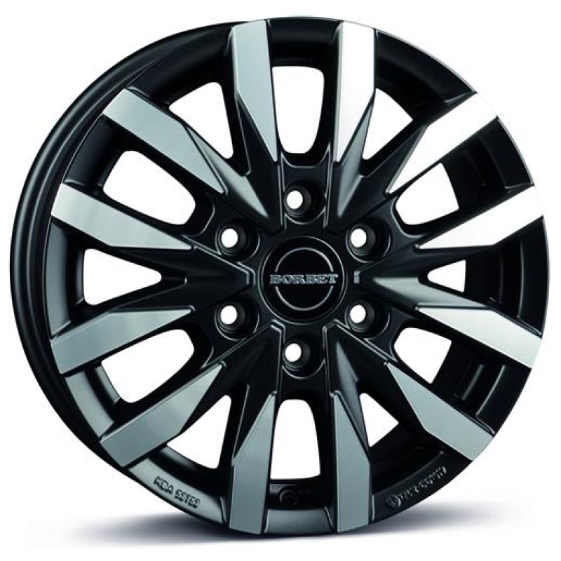Janta aliaj Borbet CW6 6.5x16 6x130 ET62 BPM - black polished matt