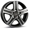 Janta aliaj Borbet CWD 6.0x16 5x130 ET68 MAGP - Mistral anthracite glossy polished