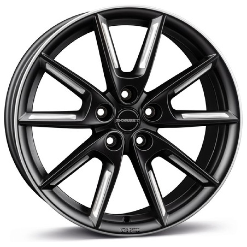 Janta aliaj Borbet LX18 8.0x18 5x112 ET40 BMSSR - Black Matt Silver Spoke Rim