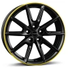 Janta aliaj Borbet LX18 8.0x18 5x112 ET44 BMRY - Black Matt Rim Yellow