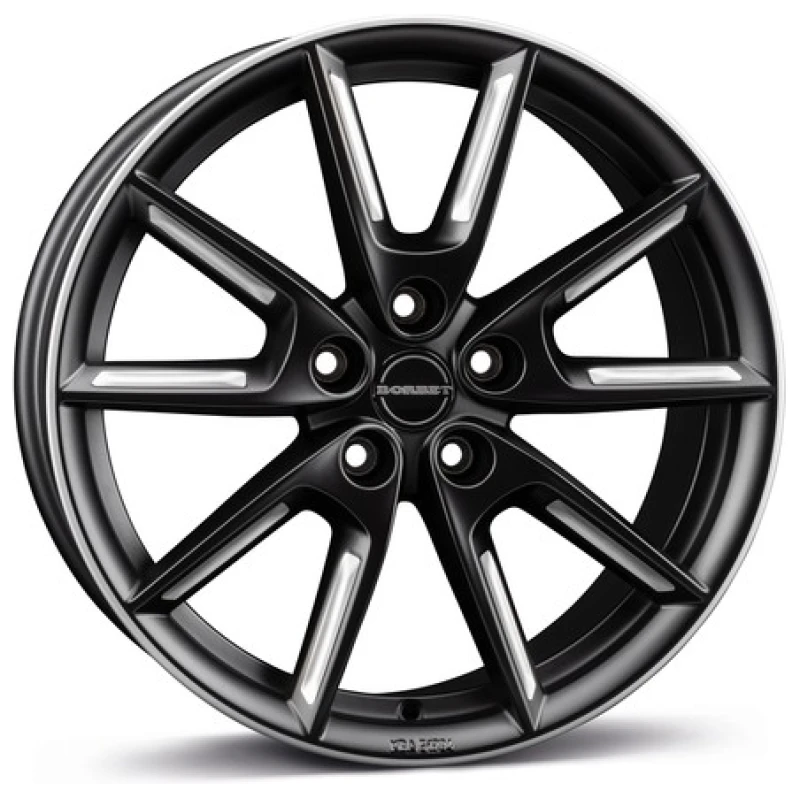 Janta aliaj Borbet LX18 8.0x18 5x108 ET45 BMSSR - Black Matt Silver Spoke Rim