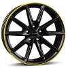 Janta aliaj Borbet LX18 8.0x18 5x112 ET48 BMRY - Black Matt Rim Yellow