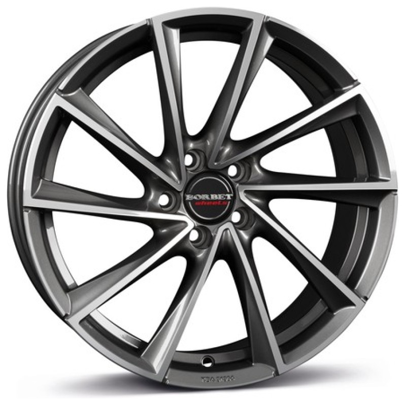 Janta aliaj Borbet VTX 8.0x18 5x112 ET48 GP - Graphite polished