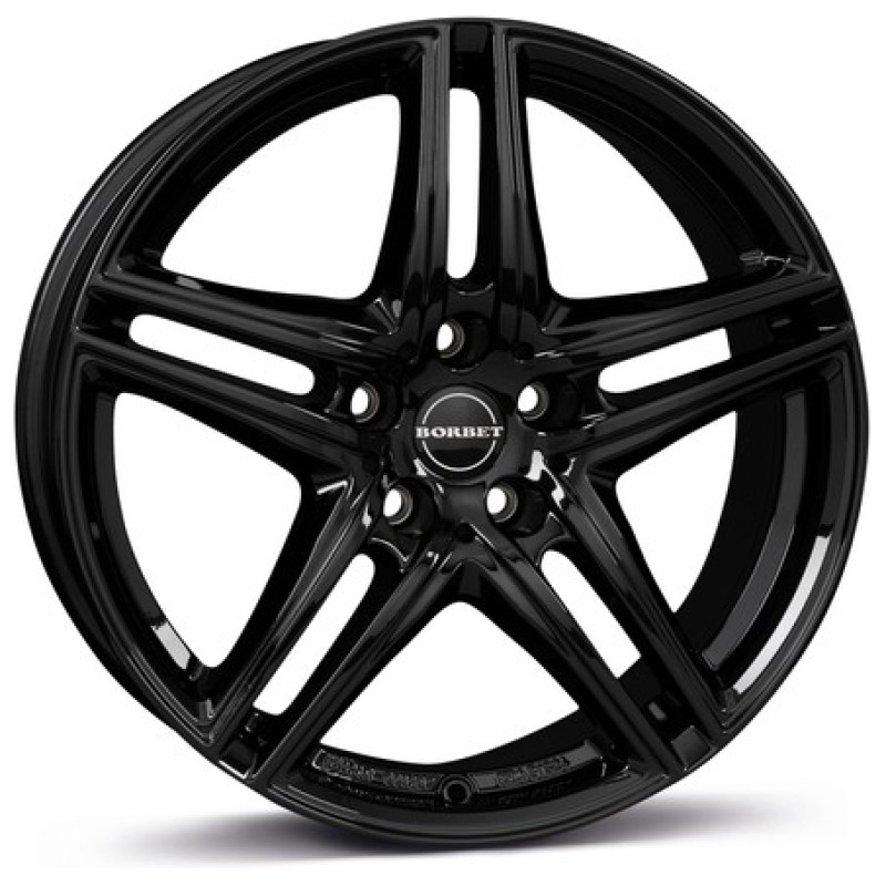 Janta aliaj Borbet XR 6.5x16 5x112 ET22 BG - Black Glossy