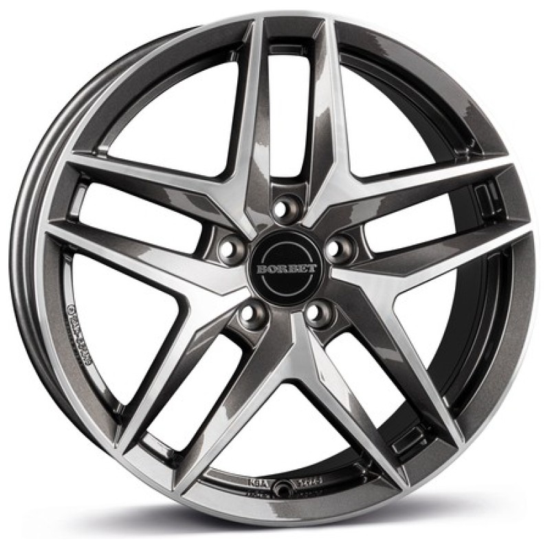 Janta aliaj Borbet Z 8.0x19 5x112 ET38 MAGP - Mistral anthracite glossy polished