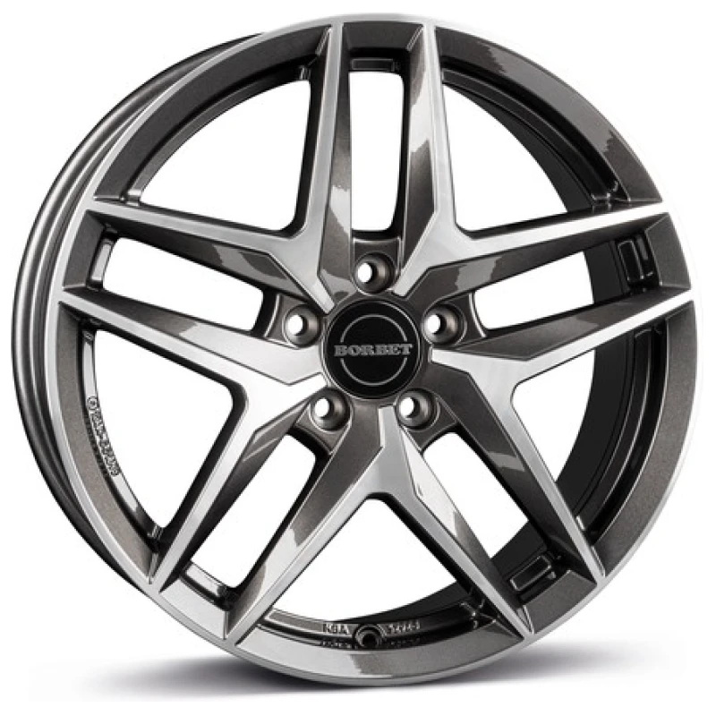 Janta aliaj Borbet Z 8.0x19 5x112 ET44 MAGP - Mistral anthracite glossy polished