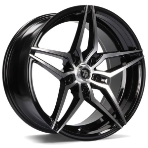 Janta aliaj seventy9 SV-A 8.0x18 5x112 ET35 BFP - Black Front Polished