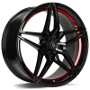 Janta aliaj seventy9 SV-A 8.0x18 5x120 ET30 BGRIL- Black Glossy Red Inner Lip