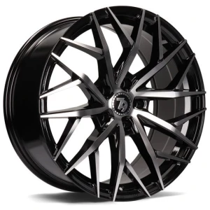 Janta aliaj seventy9 SV-C 7.5x17 5x108 ET42 BFP - Black Front Polished
