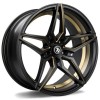 Janta aliaj seventy9 SV-A 9.0x18 5x120 ET35 DMBMG - Deep Matt Black Milled Gold
