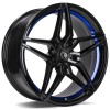 Janta aliaj seventy9 SV-A 8.0x18 5x120 ET30 BGBIL - Black Glossy Blue Inner Lip